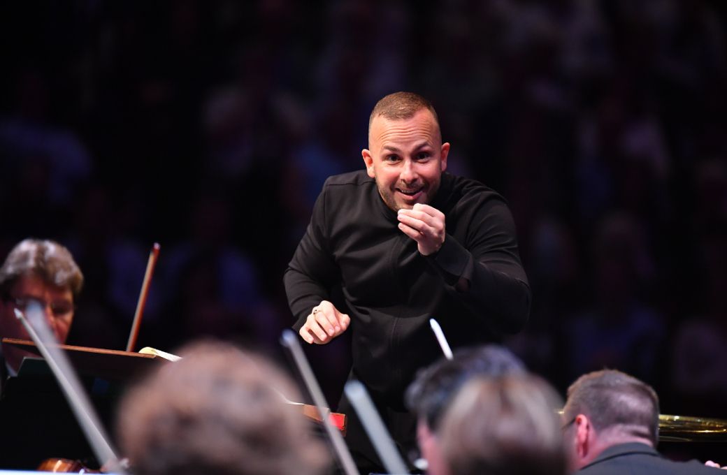 Yannick N&eacute;zet-S&eacute;guin conducts the Bavarian Radio Symphony Orchestra &copy; BBC | Chris Christodoulou