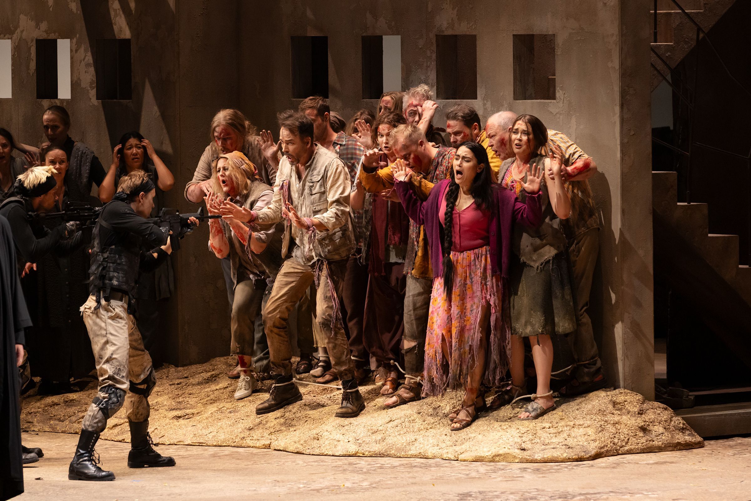 Tuomas Pursio (Amonasro) and Monica Zanettin (Aida) &copy; Emma Suominen