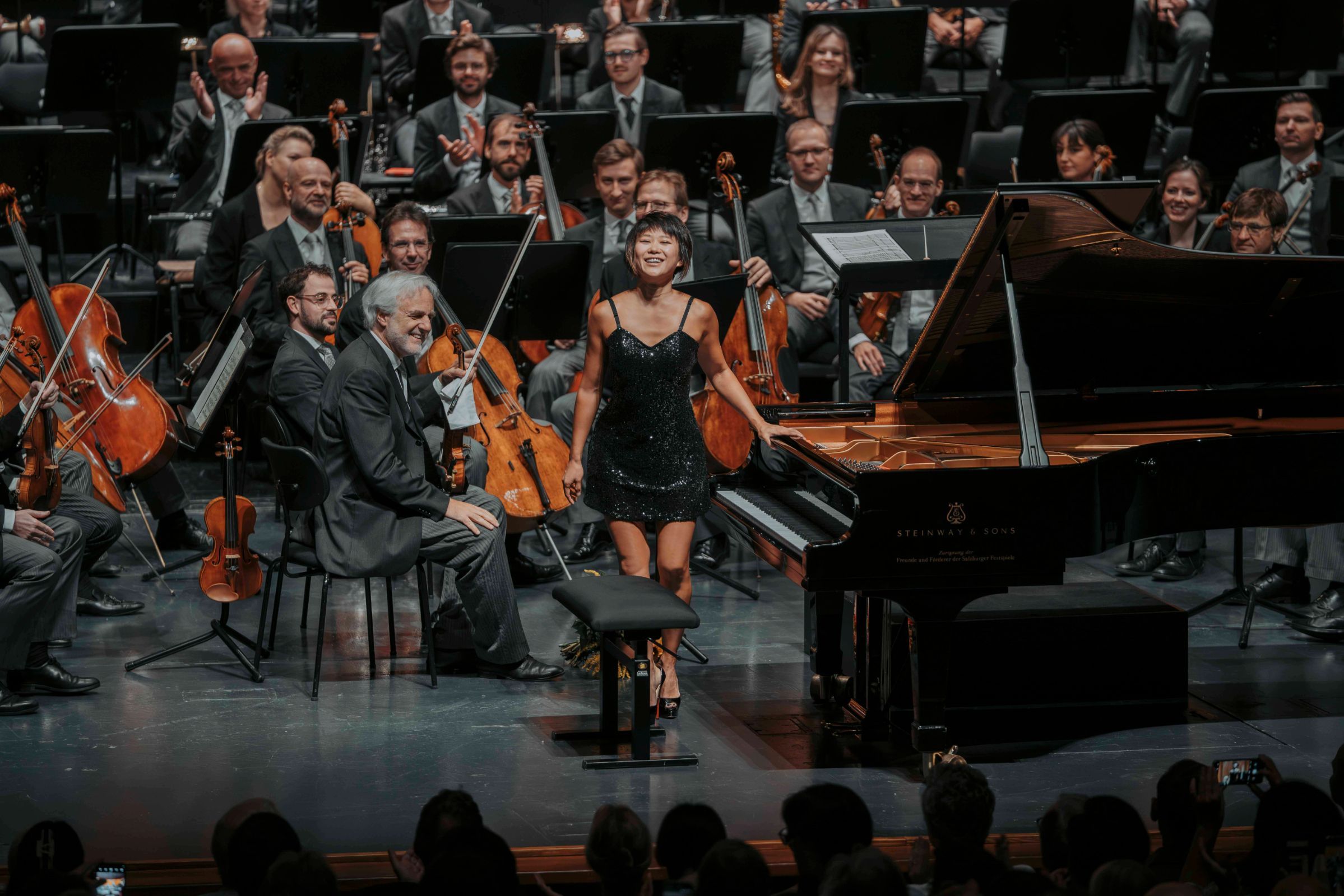 Yuja Wang mit den Wiener Philharmonikern &copy; SF | Marco Borrelli