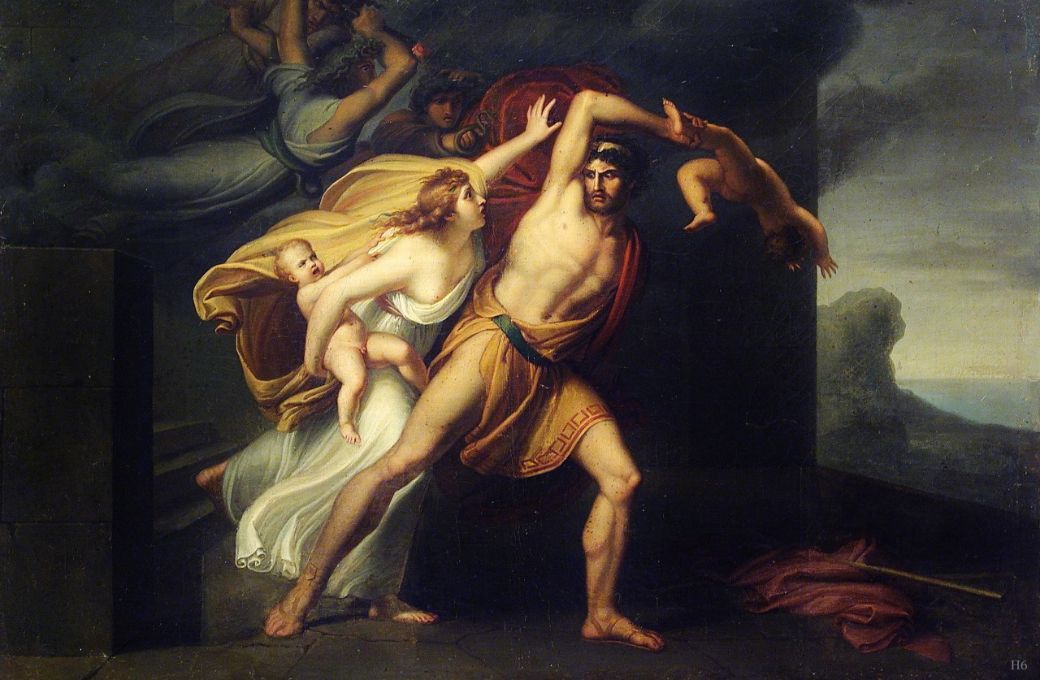 Ino and Athamas in Arcangelo Migliarini&rsquo;s <i>Athamas Seized by the Furies</i> &copy; Accademia di San Luca | Wikimedia Commons