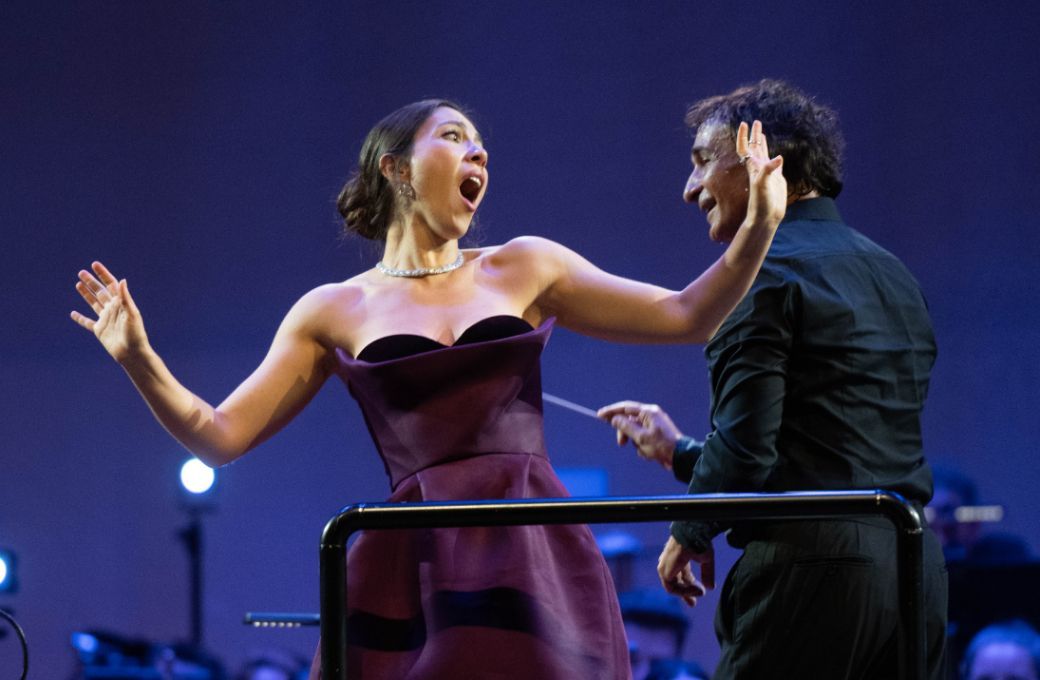 Sandra Hamaoui (Musetta) und Marco Armiliato © Raphael Faux