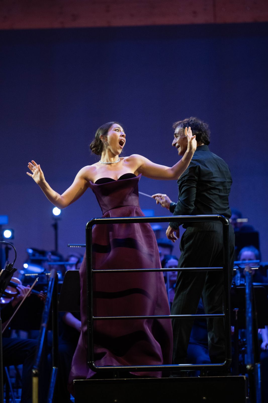 Sandra Hamaoui (Musetta) und Marco Armiliato © Raphael Faux
