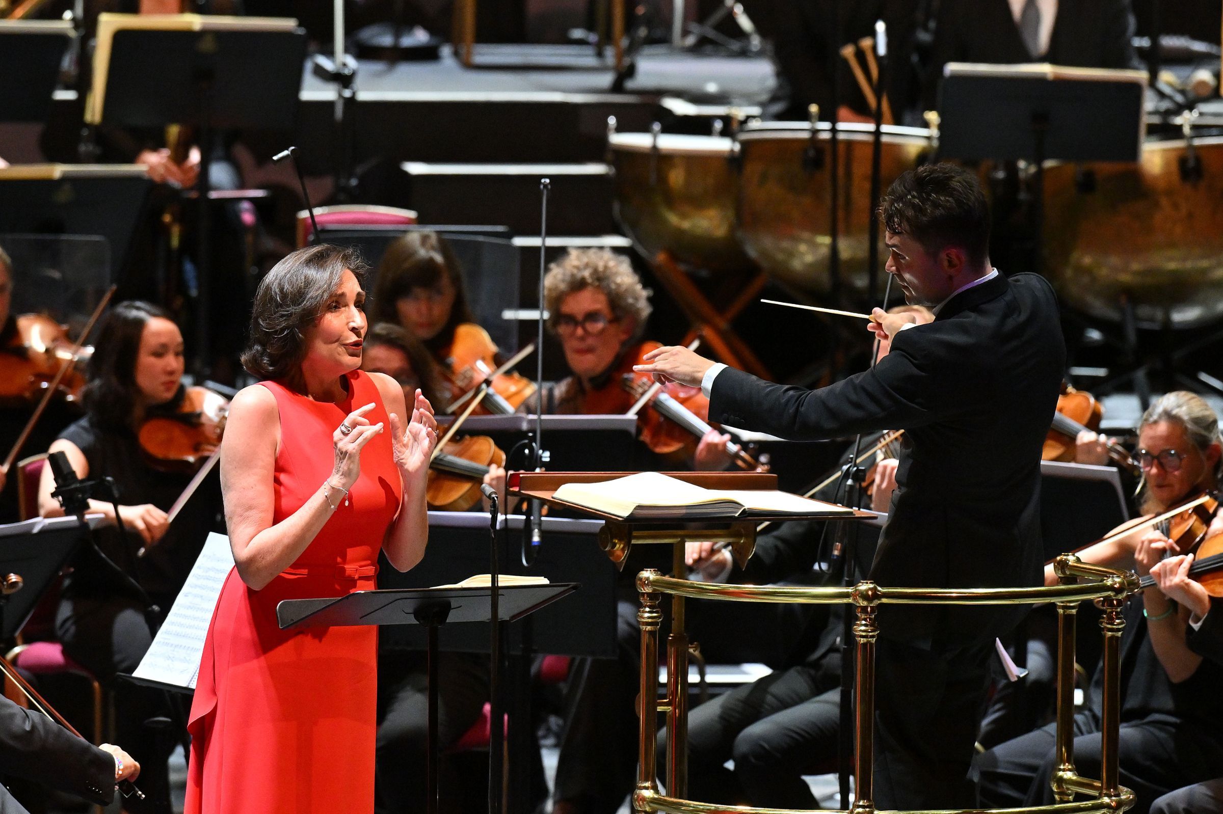 Véronique Gens, Jakob Lehmann and Les Siècles &copy; BBC | Mark Allan