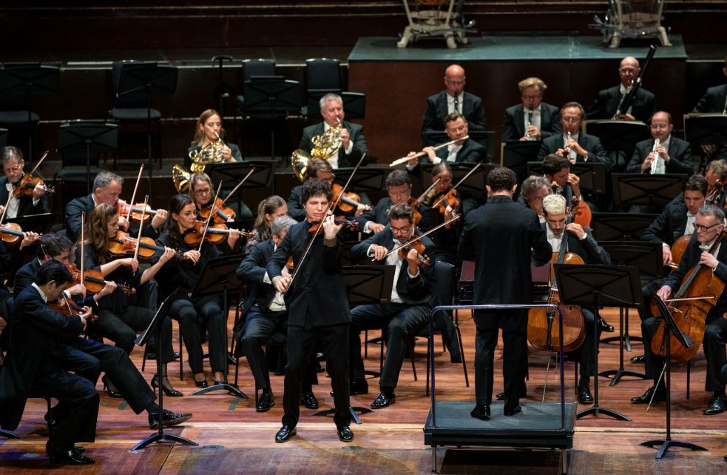 Augustin Hadelich and the Berliner Philharmoniker &copy; Courtesy of the Edinburgh International Festival