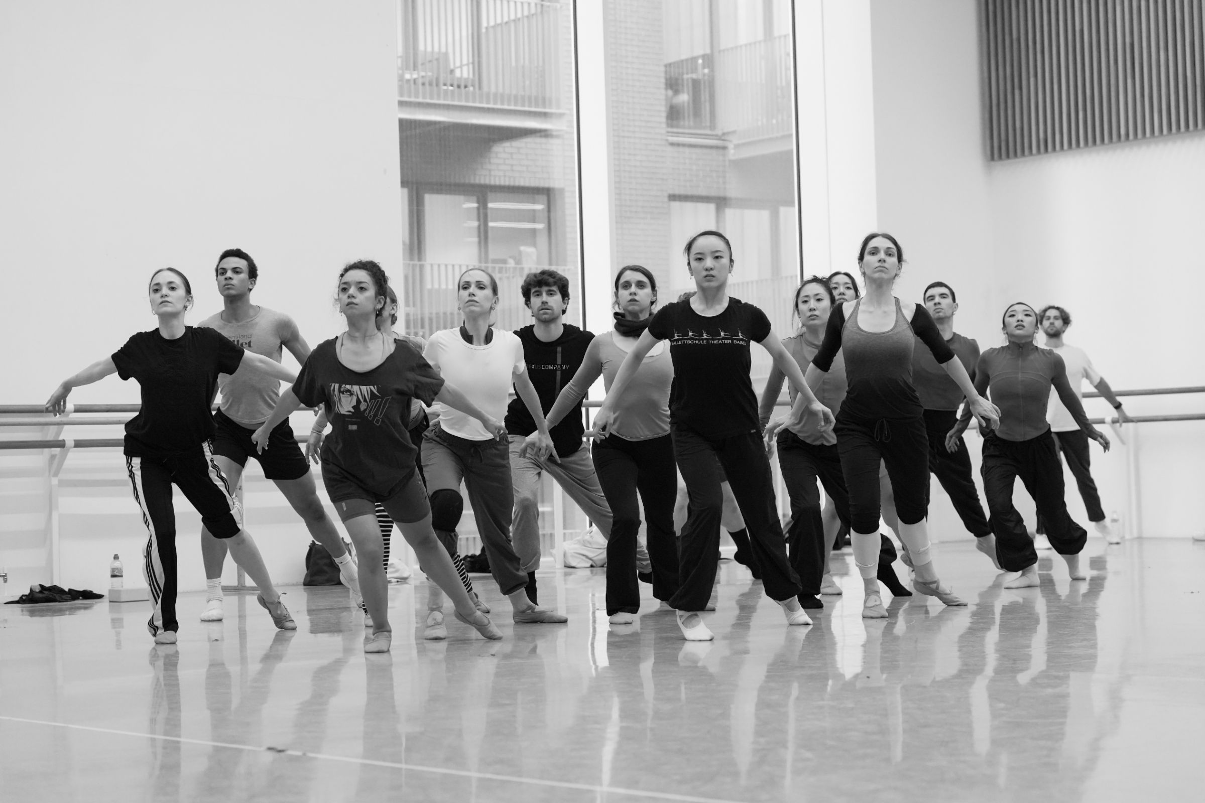 English National Ballet rehearse Micaela Taylor’s <i>Bow Out</i> for Rhythm Riot &copy; Isabella Turolla