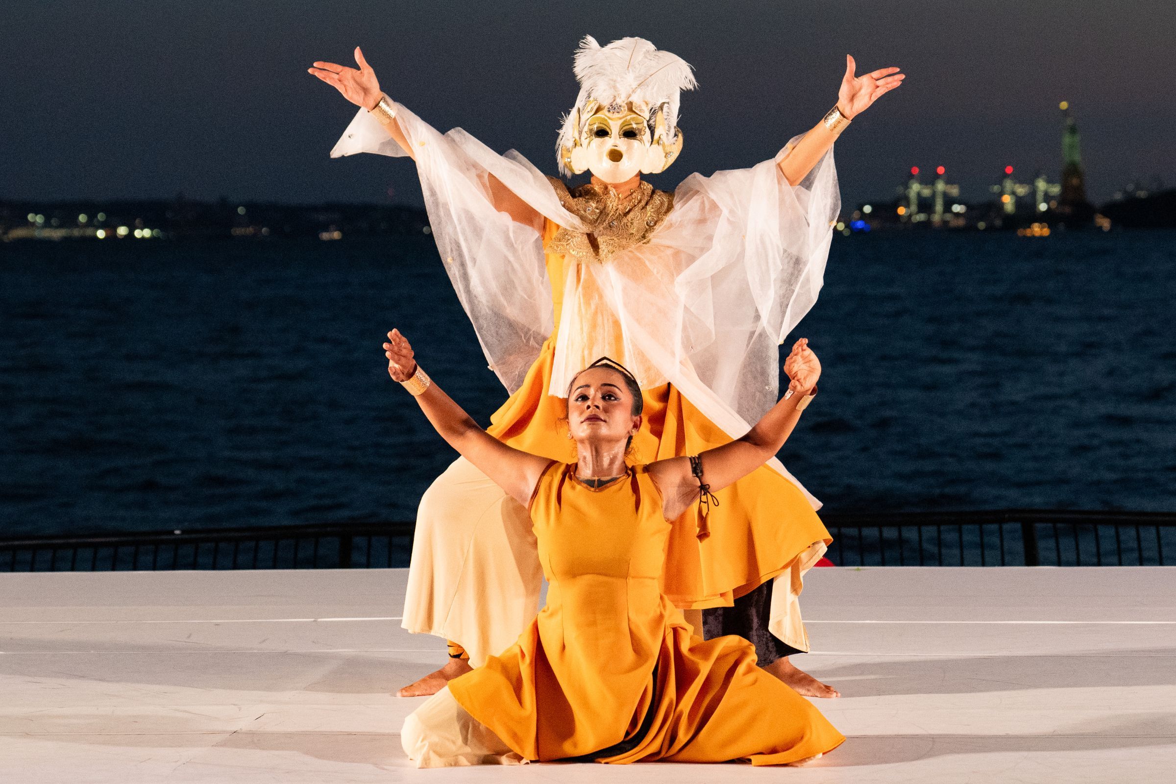 Mesma Belsaré’s <i>SIREN</i> with herself and Ramya Shankaran © Steven Pisano
