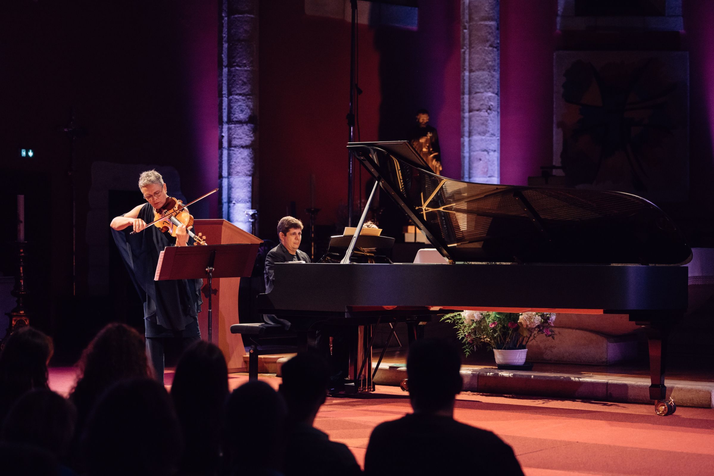 Tabea Zimmermann et Javier Perianes à Urrugne &copy; Festival Ravel / Mathias Bracho Lapeyre
