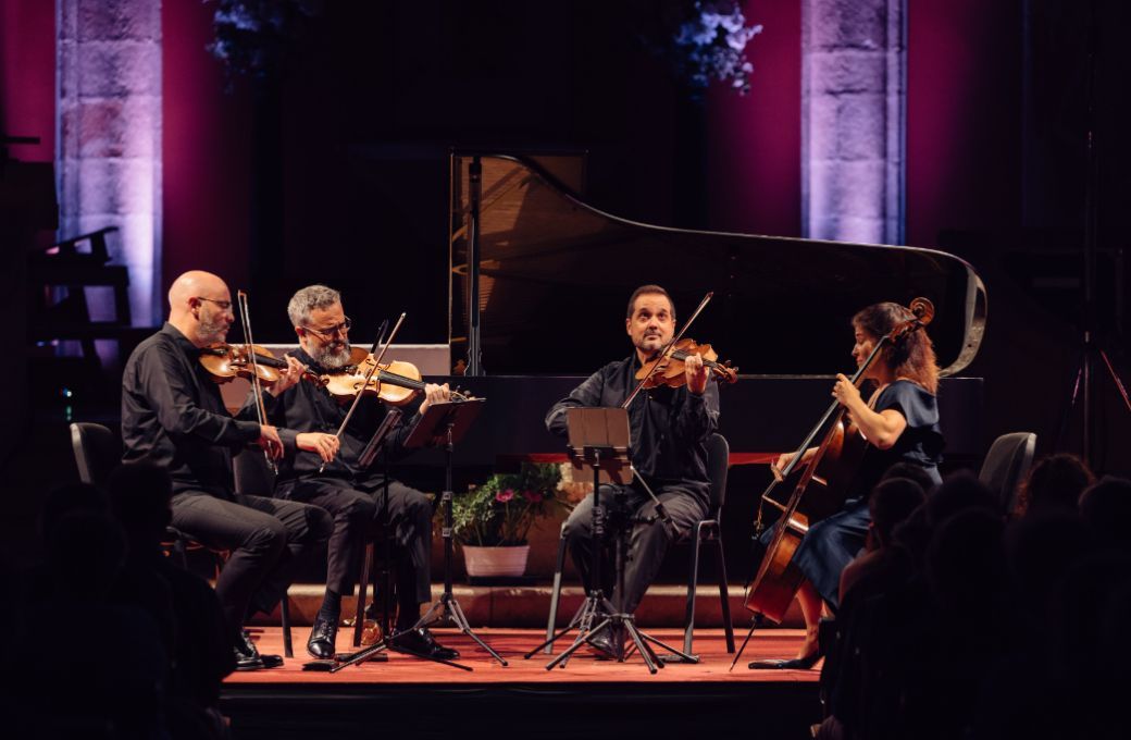 Le Quatuor Quiroga &agrave; Urrugne &copy; Festival Ravel / Mathias Bracho Lapeyre