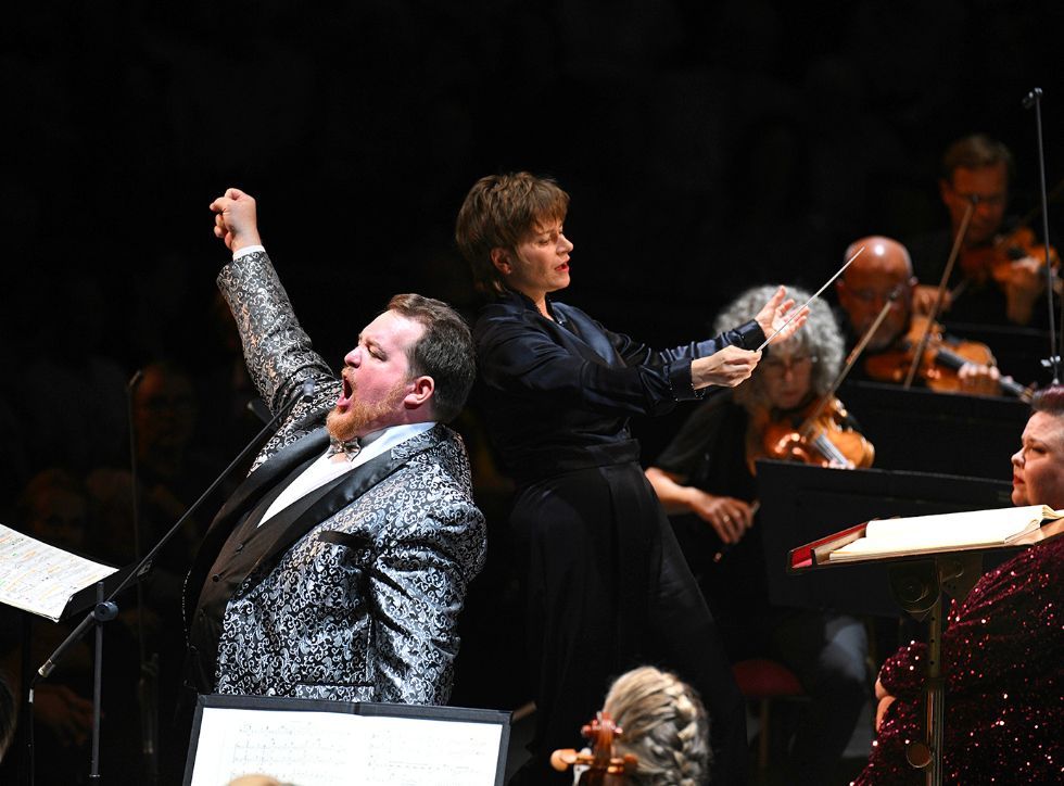 Clay Hilley and Anja Bihlmaier ride the waves for Mahler’s epic farewell &copy; BBC | Chris Christodoulou