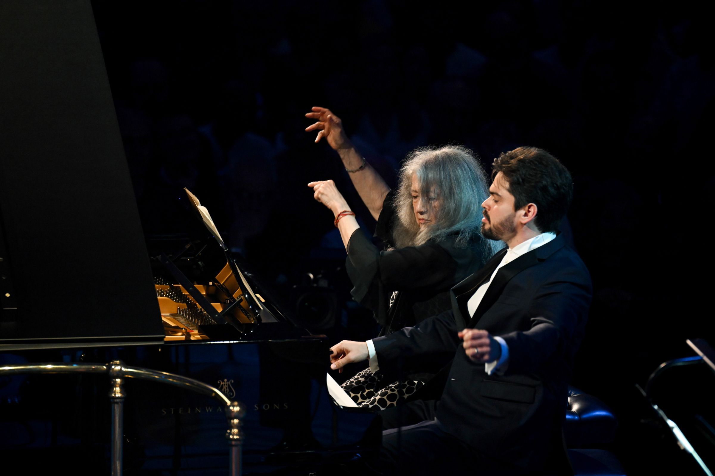 Martha Argerich and Lahav Shani &copy; BBC | Chris Christodoulou