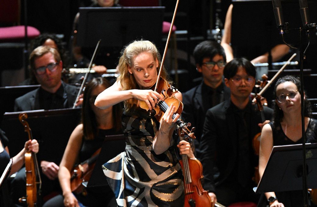 Simone Lamsma and the Royal Liverpool Philharmonic Orchestra &copy; BBC | Chris Christodoulou