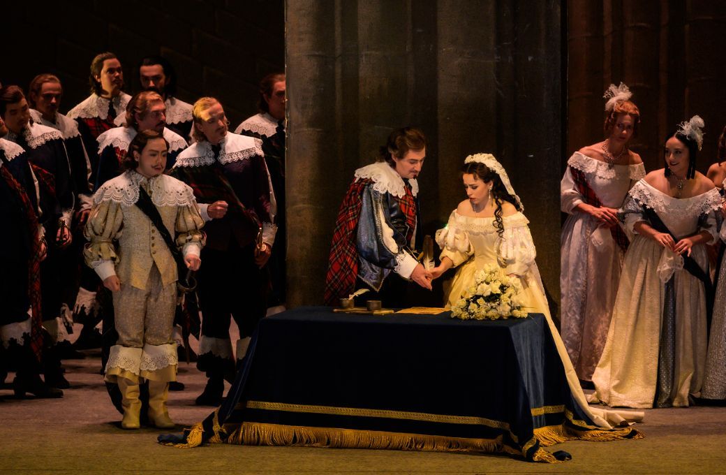 Ya-Chung Huang (Arturo), Michael Bachtadze (Enrico) and Aigul Khismatullina (Lucia) © Bettina Stöß (2023)