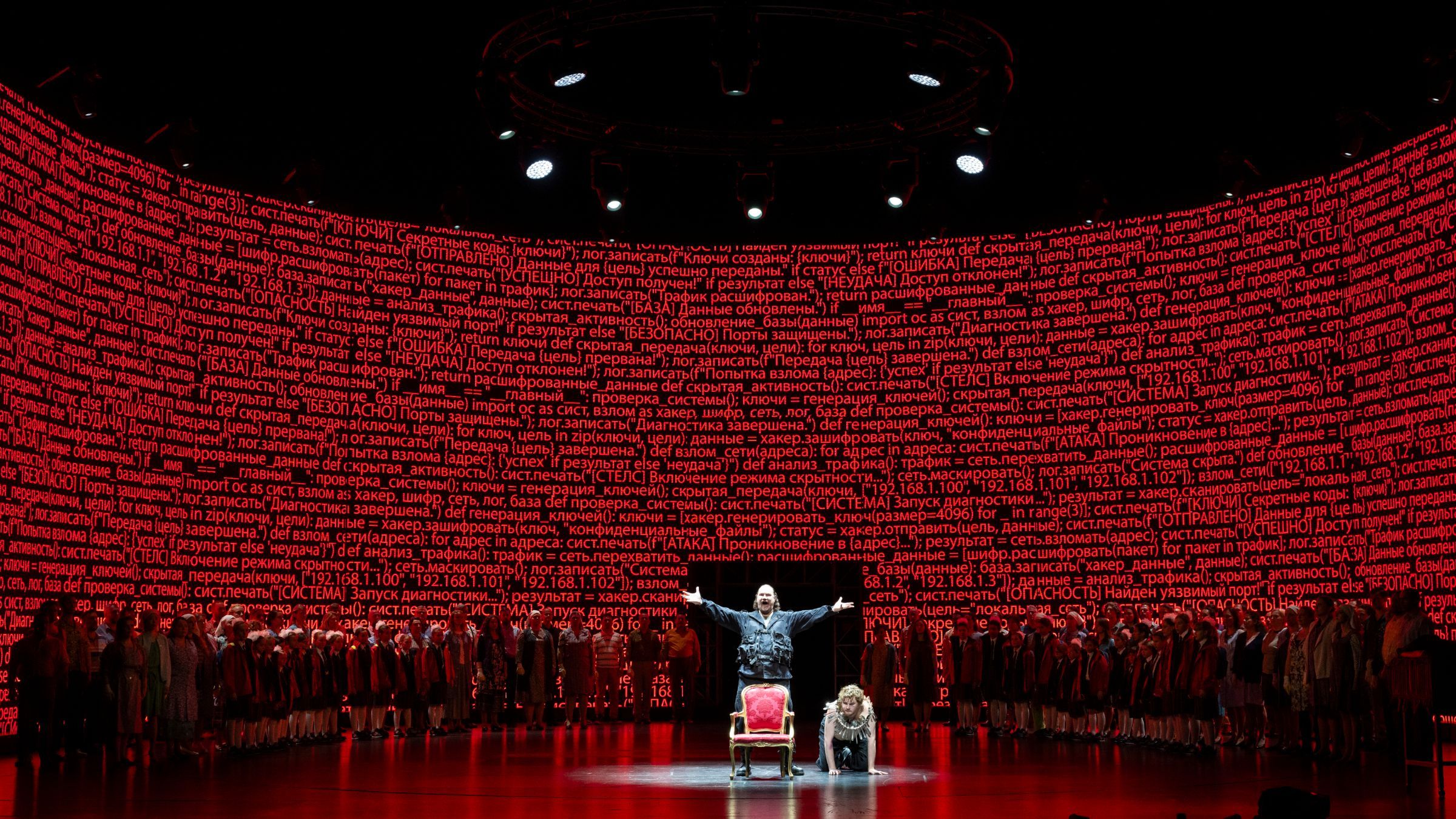 Mussorgsky’s <i>Khovanshchina</i> in Geneva, directed by Calixto Bieito &copy; Carole Parodi