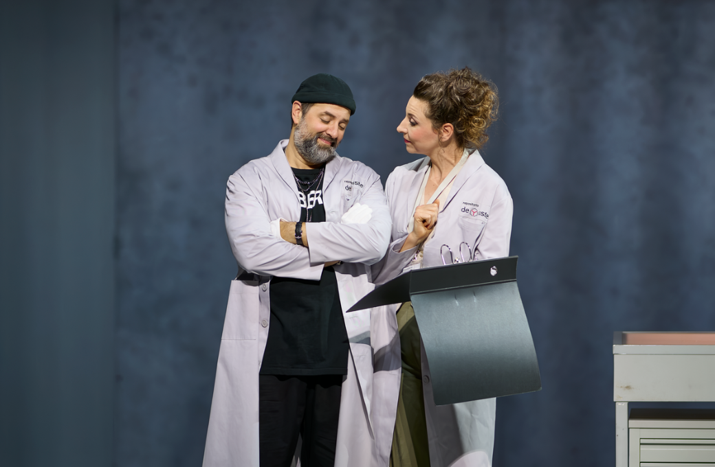 &Egrave;tienne Dupuis (Rodrigo) und Eve-Maud Hubeaux (Eboli) &copy; Wiener Staatsoper | Marcel Urlaub
