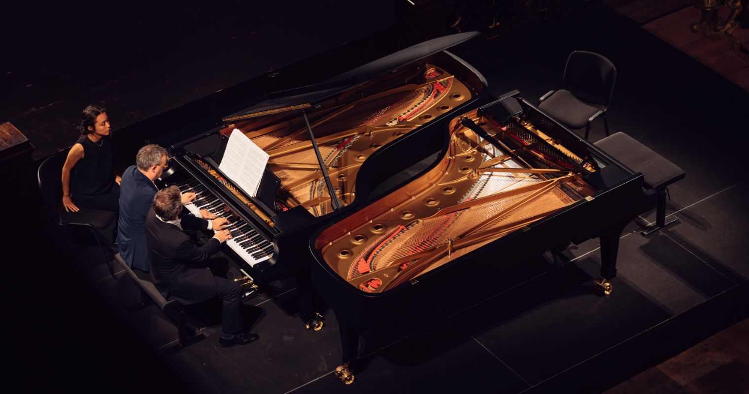 Jeu de mains royal pour Chamayou et Neuburger au Festival Ravel &copy; Festival Ravel / Mathias Bracho Lapeyre
