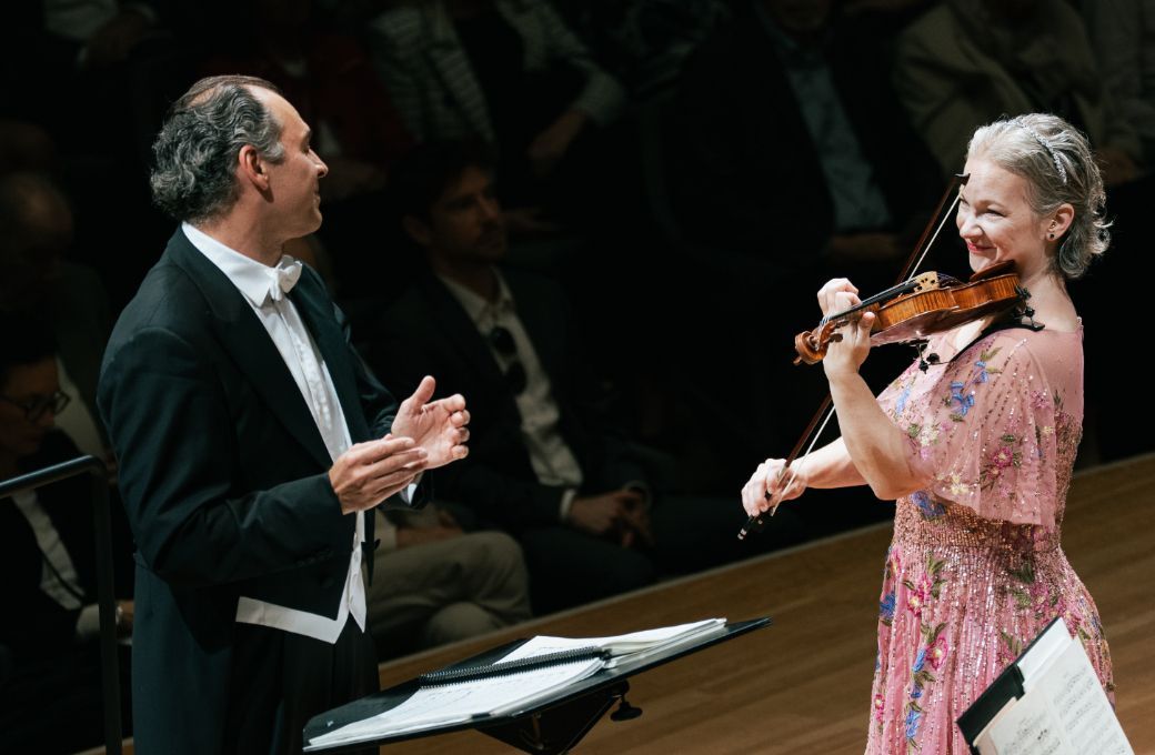 Tugan Sokhiev and Hilary Hahn &copy; S&ouml;ren L. Schirmer