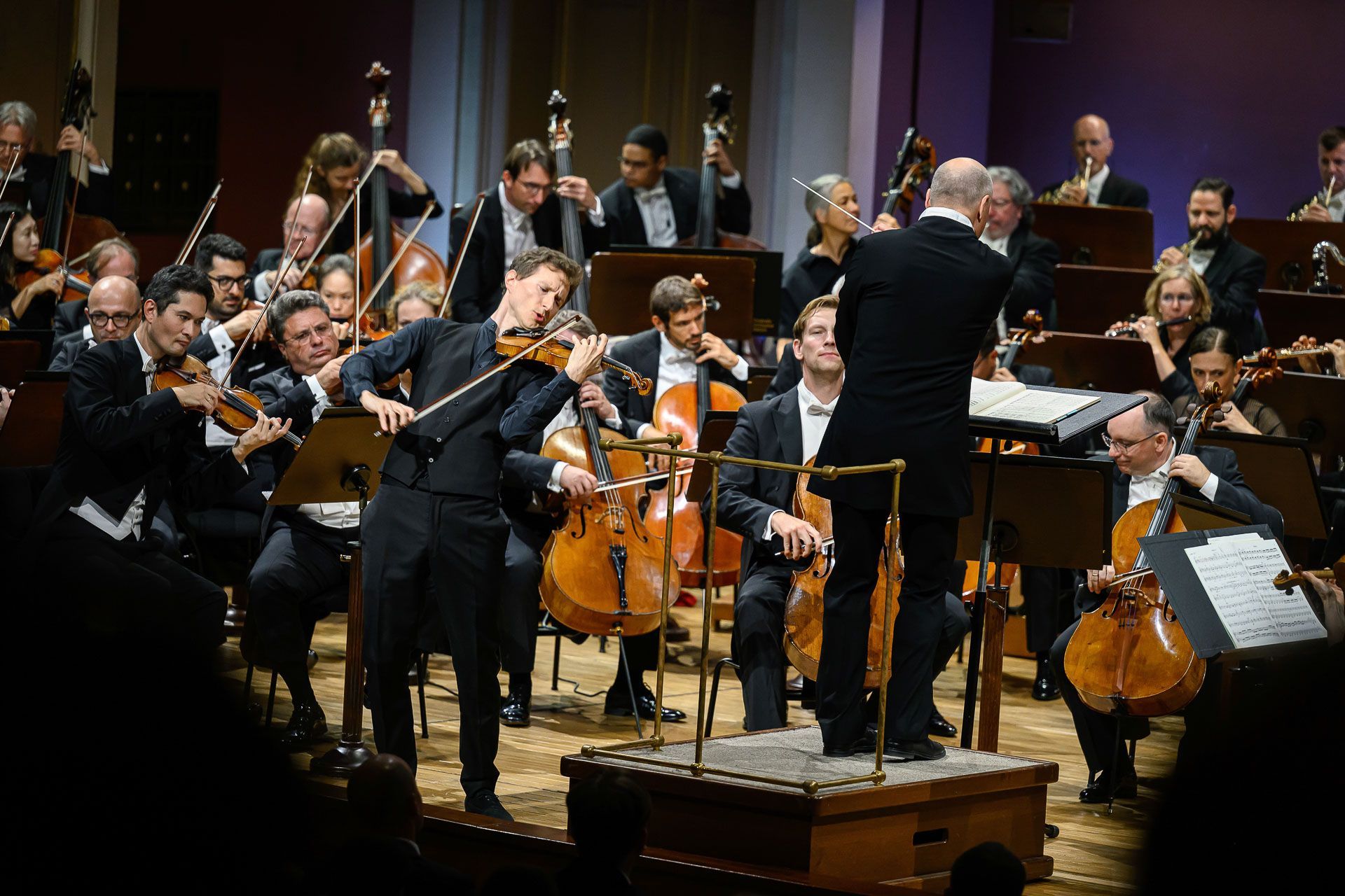 Josef Špaček Jr, Paavo Järvi and the Tonhalle-Orchester Zürich © Petra Hajská
