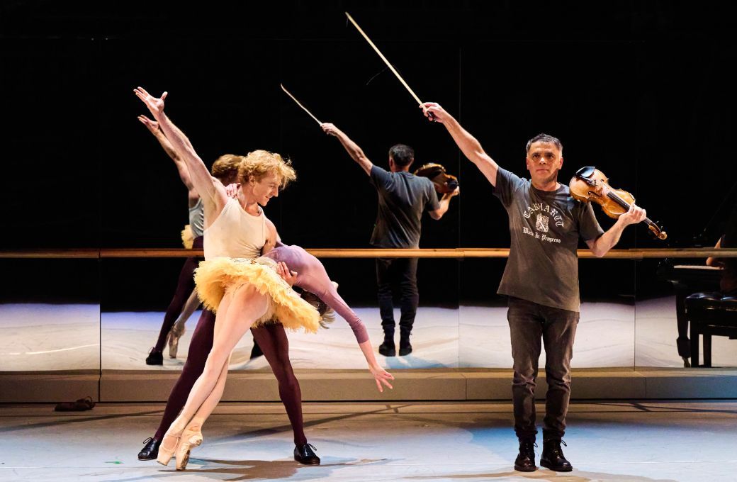 Steven McRae, Sarah Lamb and Vasko Vassilev in <i>The McRae/Vassilev Project</i> &copy; 2026 Max Miechowski