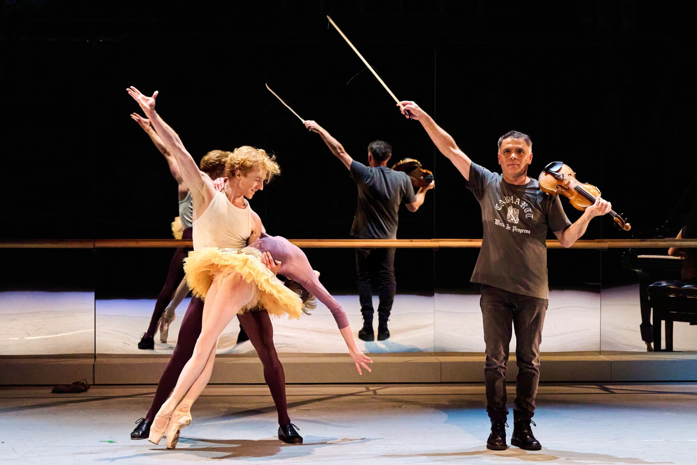 Steven McRae, Sarah Lamb and Vasko Vassilev in <i>The McRae/Vassilev Project</i> &copy; 2026 Max Miechowski