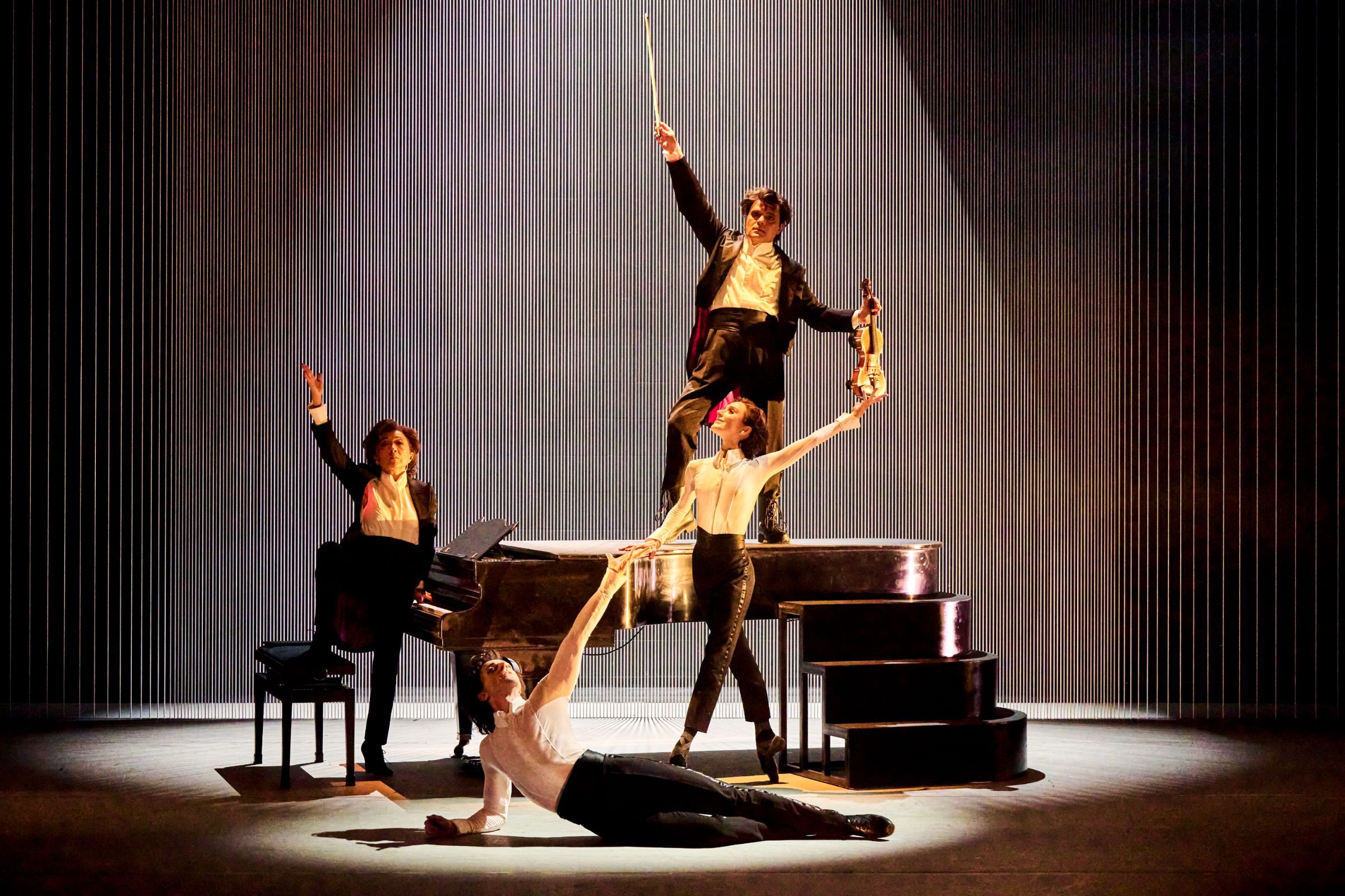 Pamela Tan Nicholson, Steven McRae, Sarah Lamb and Vasko Vassilev in <i>The McRae/Vassilev Project</i> &copy; 2026 Max Miechowski