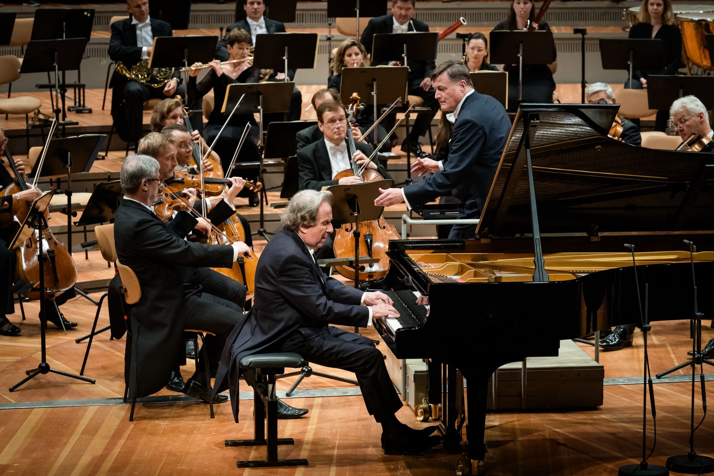 Rudolf Buchbinder und Christian Thielemann mit der Staatskapelle Berlin © Stephan Rabold