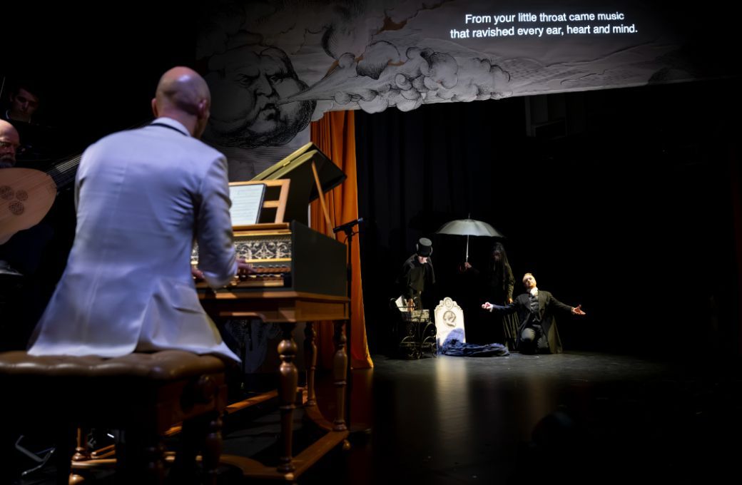 Morgan Pearse in the <i>Canary Cantata</i> &copy; Cassandra Hannagan