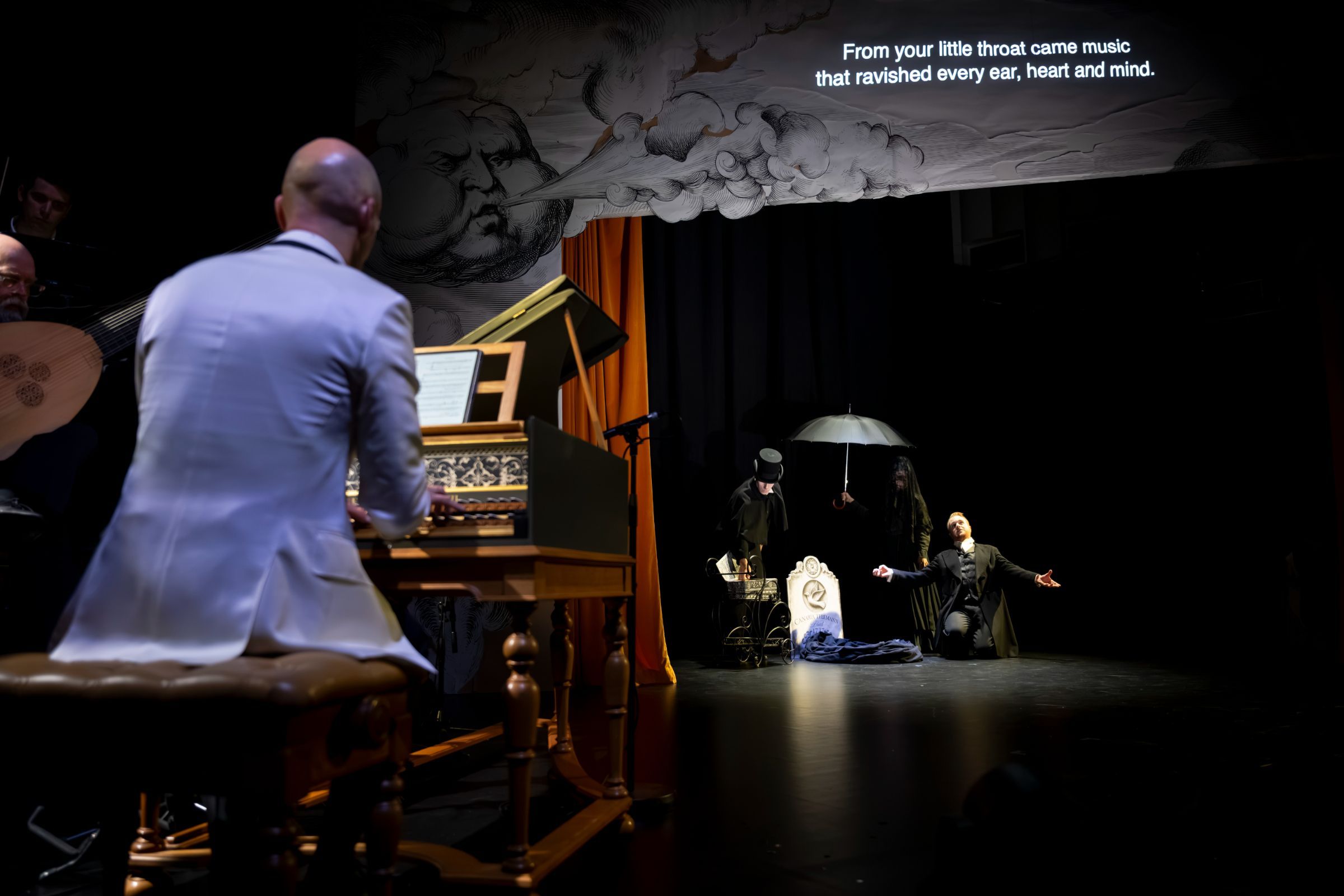 Morgan Pearse in the <i>Canary Cantata</i> &copy; Cassandra Hannagan
