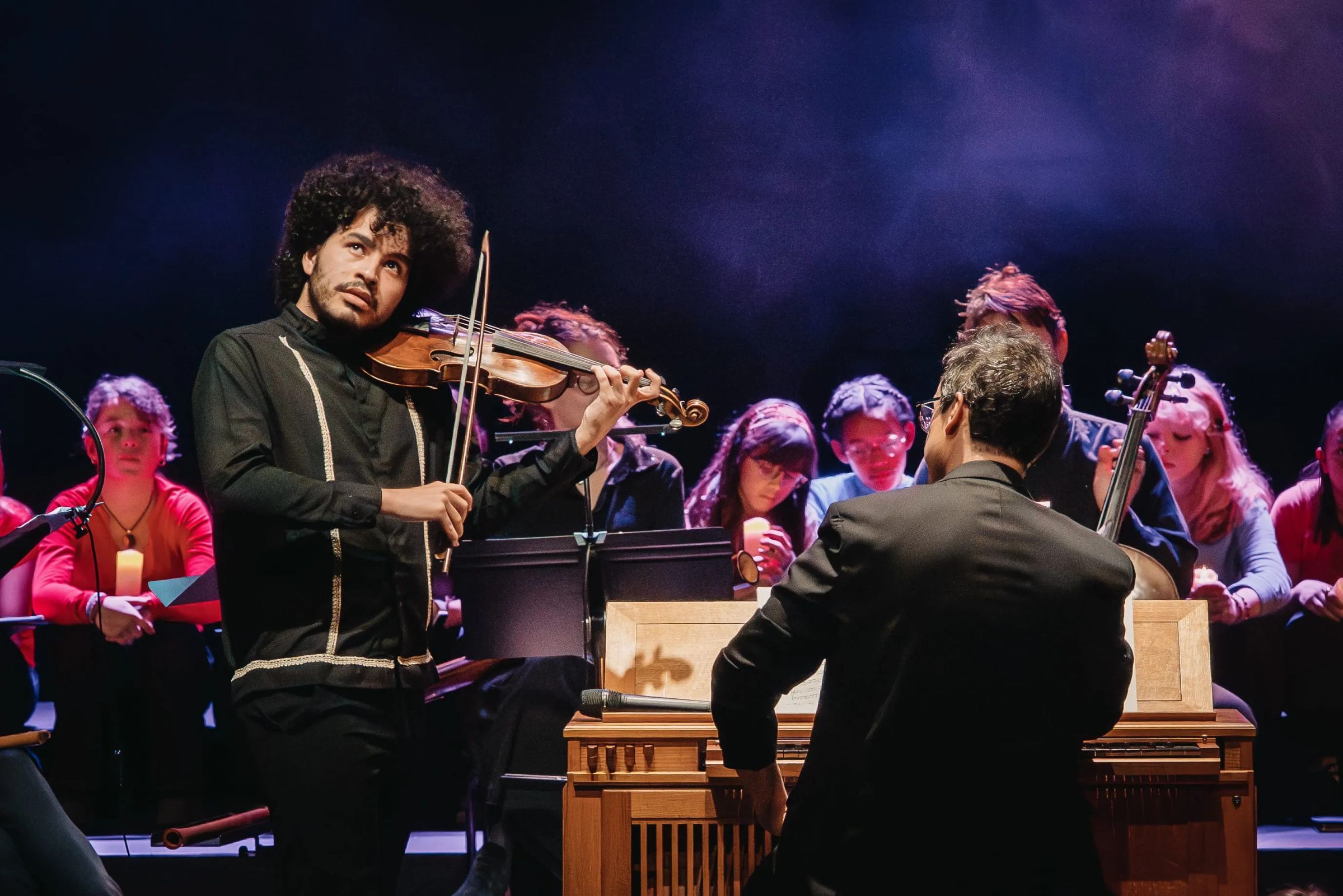Pablo Agudo López with Leonardo García-Alarcón &copy; Giulia Charbit