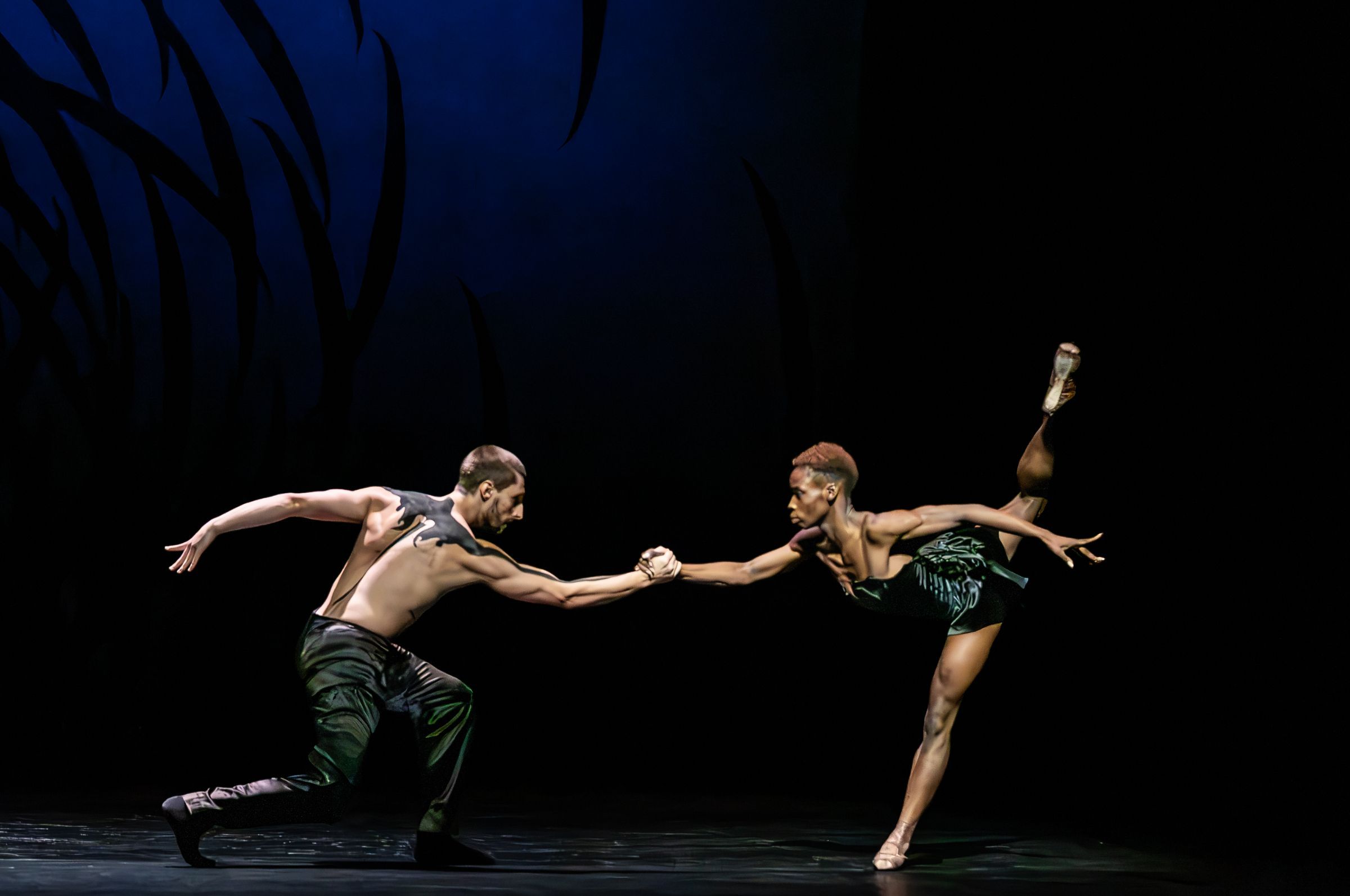 Lewis Formby and Rishnan Benjamin in Crystal Pite’s <i>Emergence</i> &copy; Andy Ross