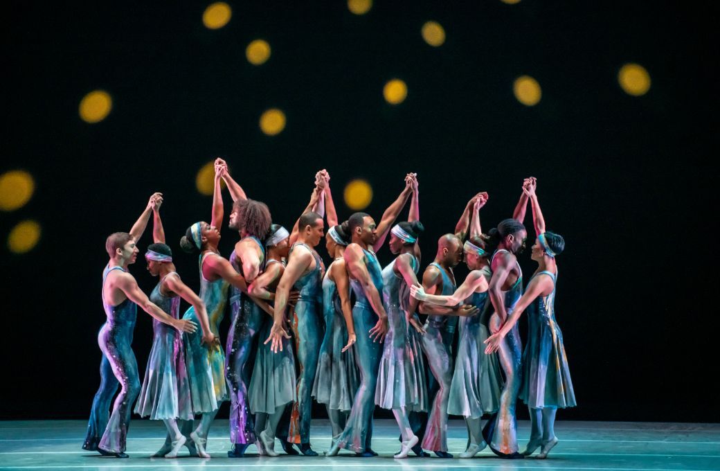 Alvin Ailey American Dance Theater in Ailey&rsquo;s <i>Night Creature</i> &copy; Glyn Stanley