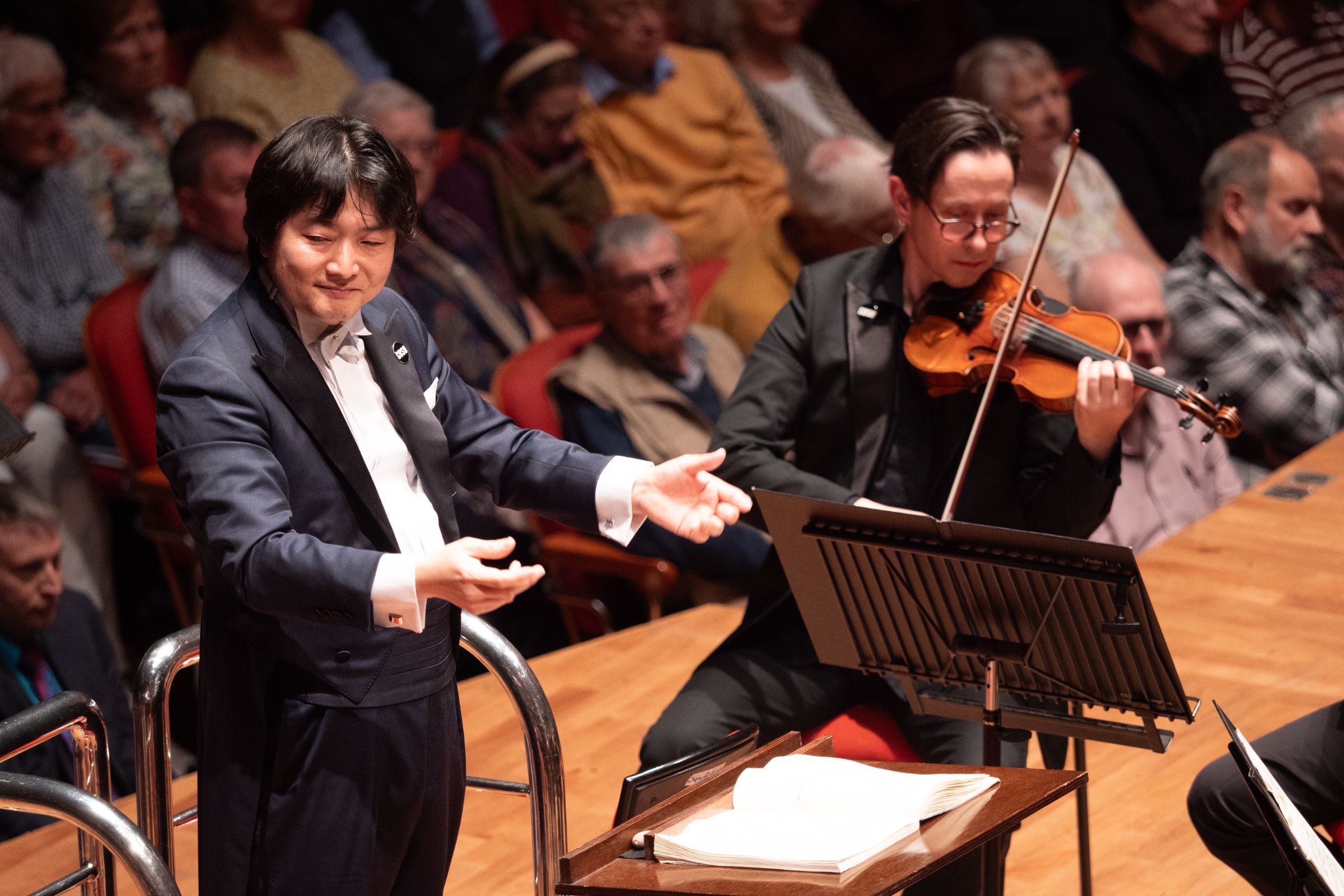 Kazuki Yamada conducts the City of Birmingham Symphony Orchestra © Hannah Blake-Fathers