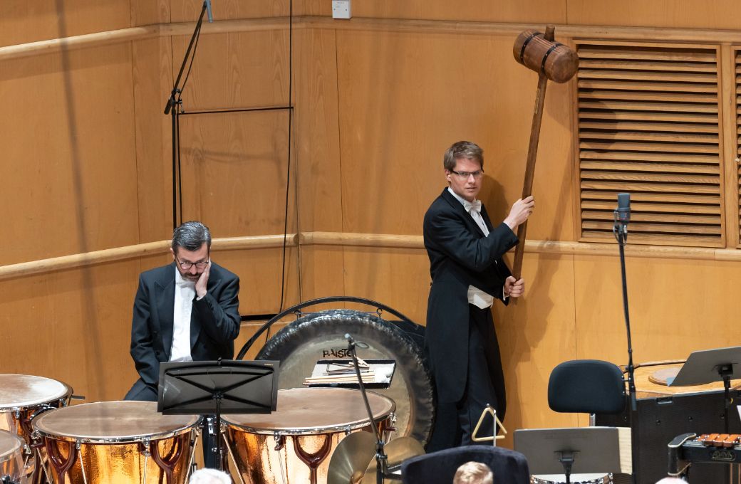 Royal Scottish National Orchestra precussionists &copy; Martin Shields