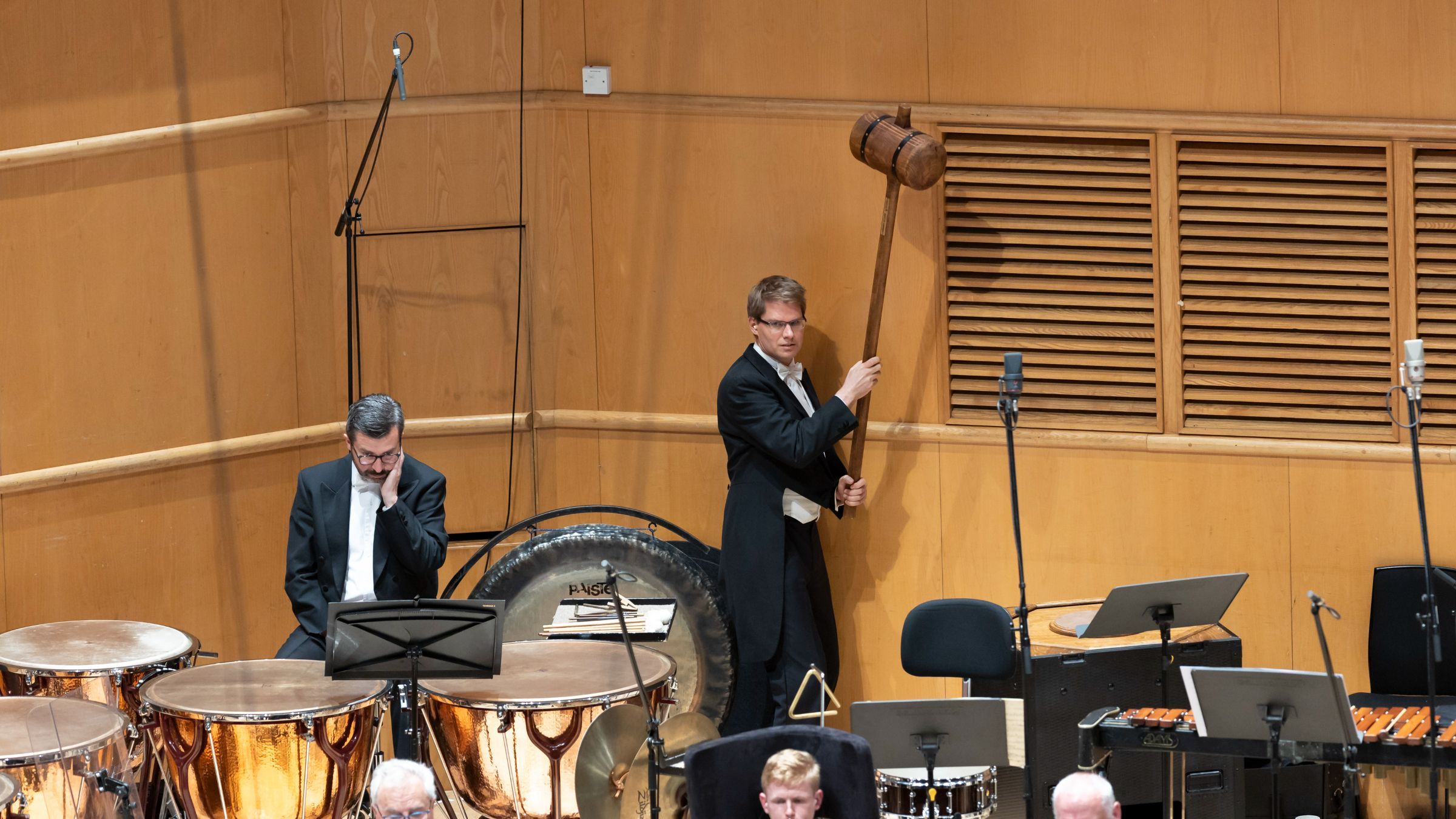 Royal Scottish National Orchestra precussionists &copy; Martin Shields