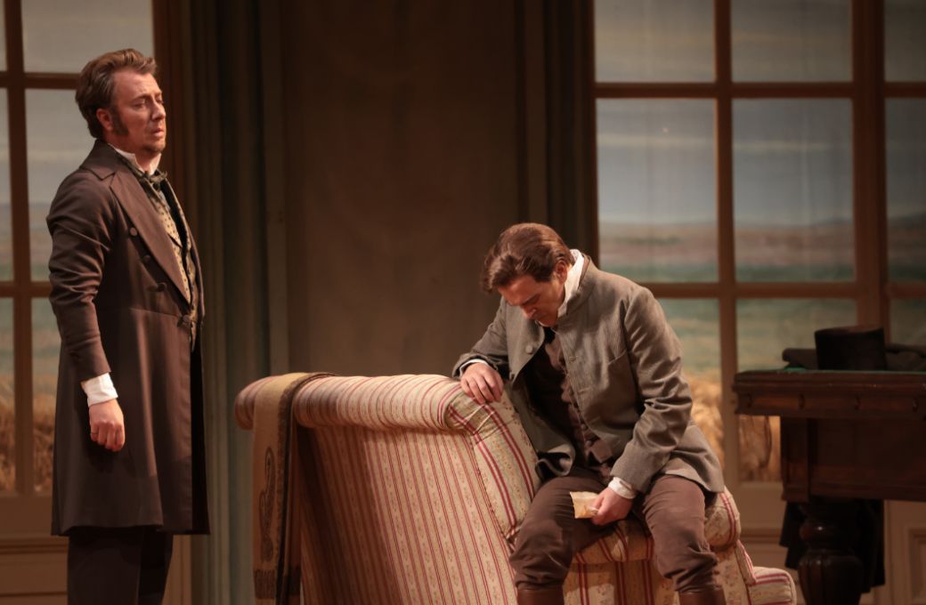 Boris Pinkhasovich (Germont) and Piero Pretti (Alfredo) © Brescia e Amisano | Teatro alla Scala