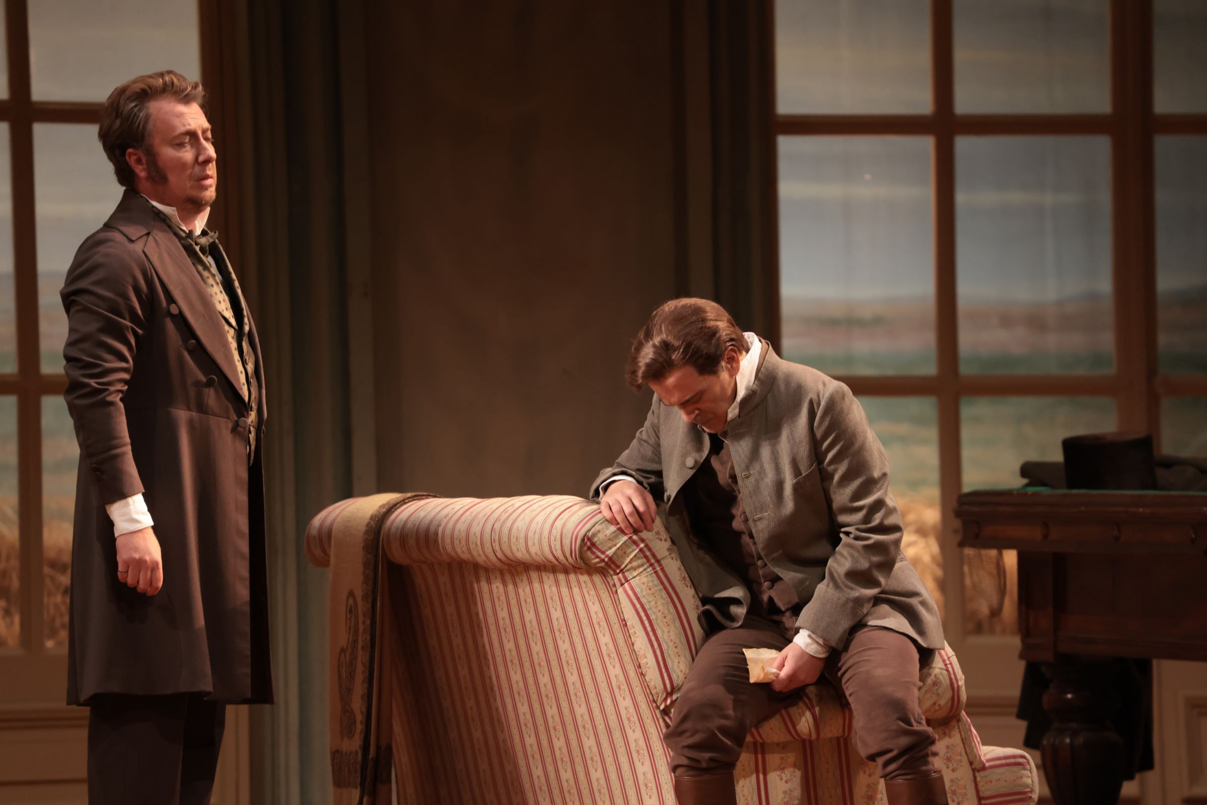 Boris Pinkhasovich (Germont) and Piero Pretti (Alfredo) © Brescia e Amisano | Teatro alla Scala