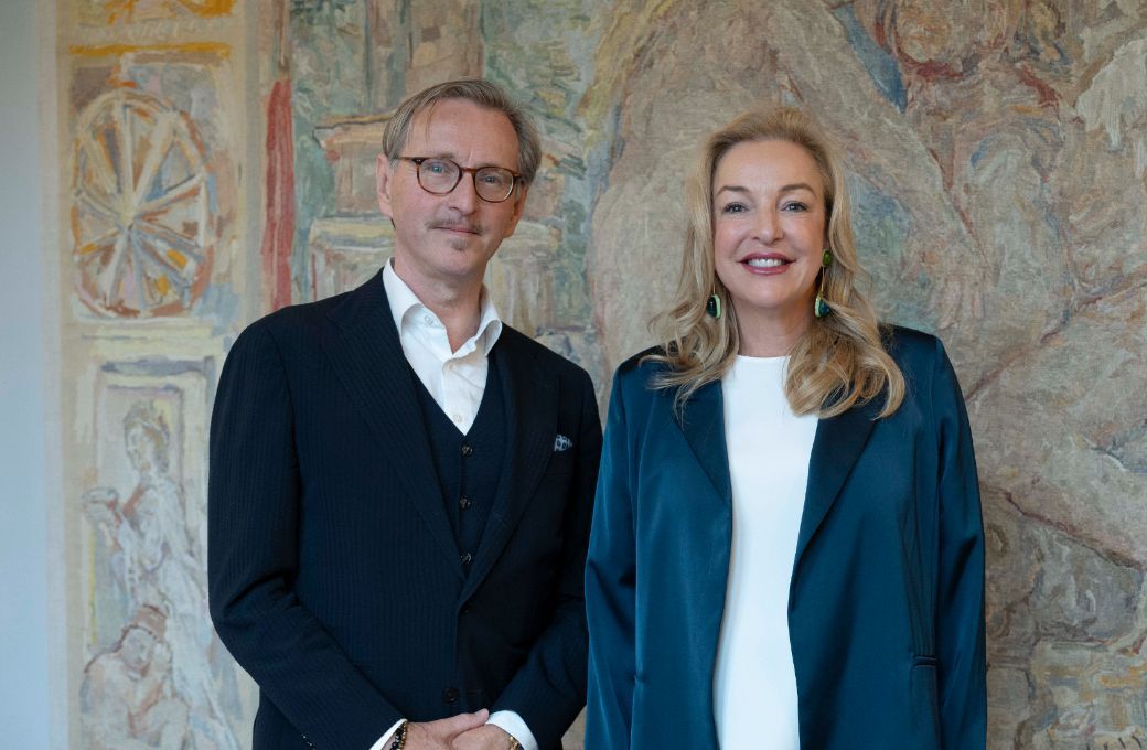 Designated Artistic Director Peter de Caluwe and Kristina Hammer, President of the Salzburg Festival &copy; SF/Jan Friese