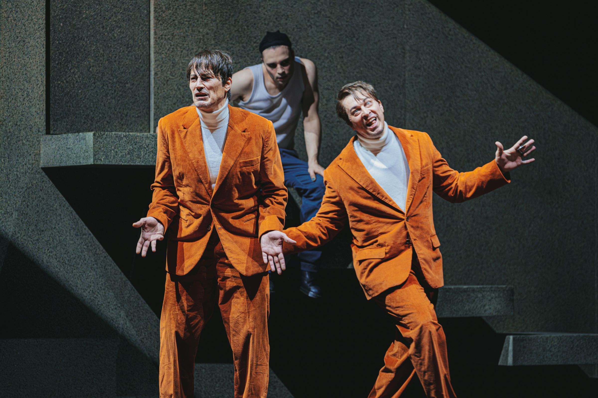 Nils Liebscher (Arzt), Christopher Tonkin (Dr. Caligari) und Elmar Hauser (Cesare) &copy; Taeseok Oh