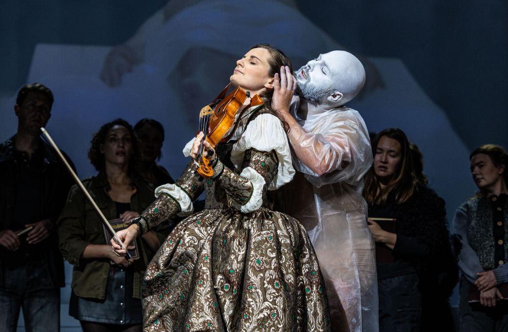Anna Maria W&uuml;nsch (Helen) und Mateusz Ługowski (Doktor Johann Faustus) &copy; Christina Iberl