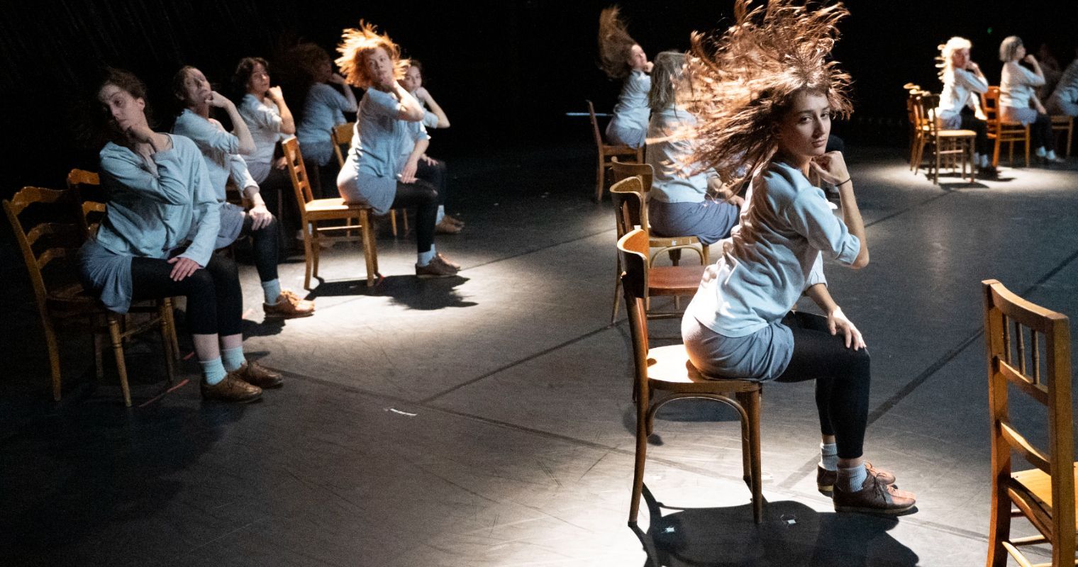 <i>Rosas Danst Rosas</i> plus mythique encore en version « multicast » à Chaillot &copy; Anne Van Aerschot