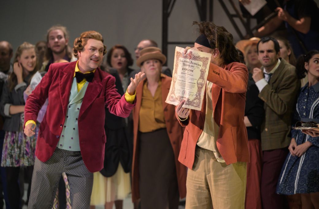 Martin &Scaron;rejma (Adolfo Pirelli) and the State Opera Chorus &copy; Serghei Gherciu