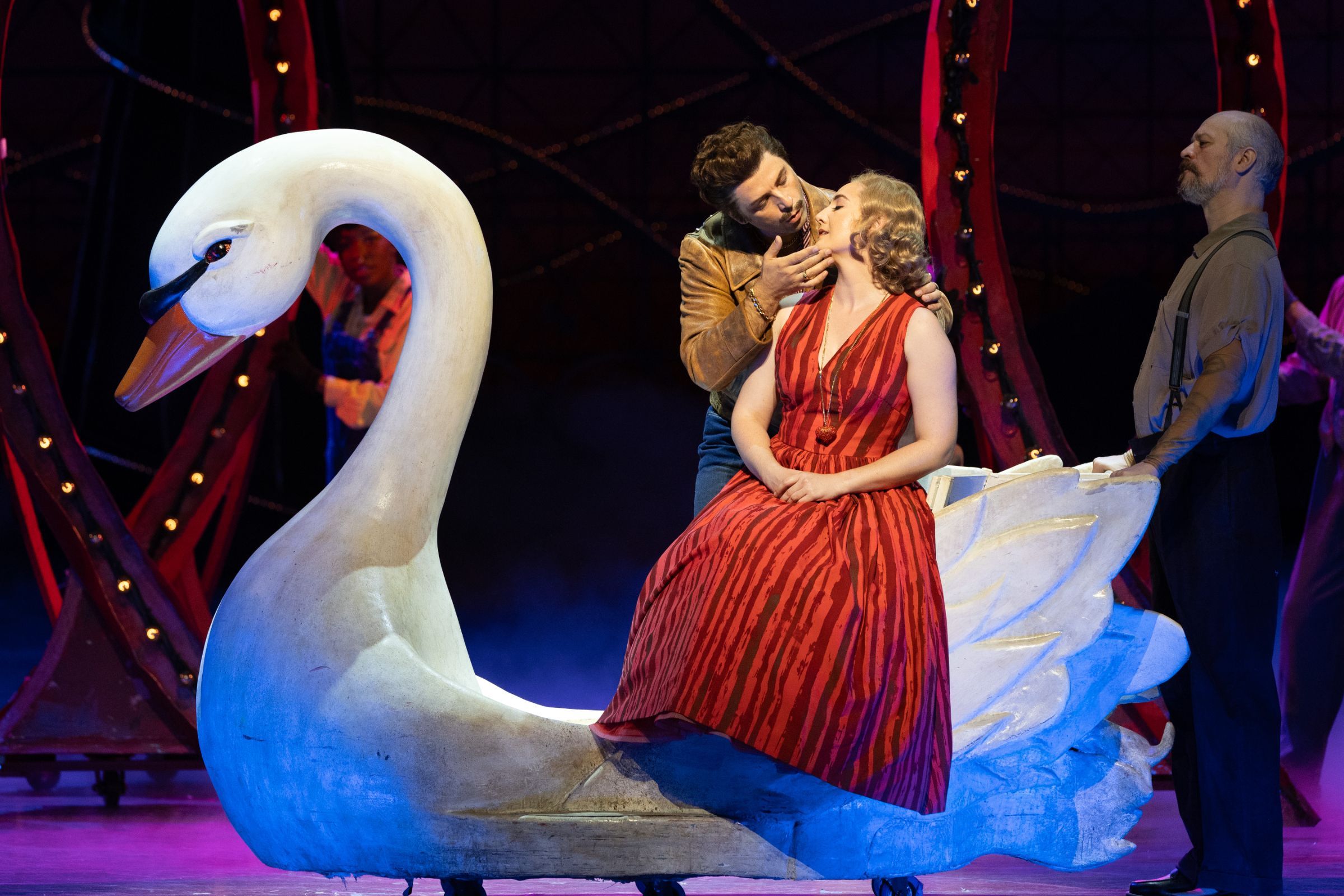 Andrey Zhilikhovsky (Guglielmo) and Samantha Hankey (Dorabella) &copy; Marty Sohl | Met Opera