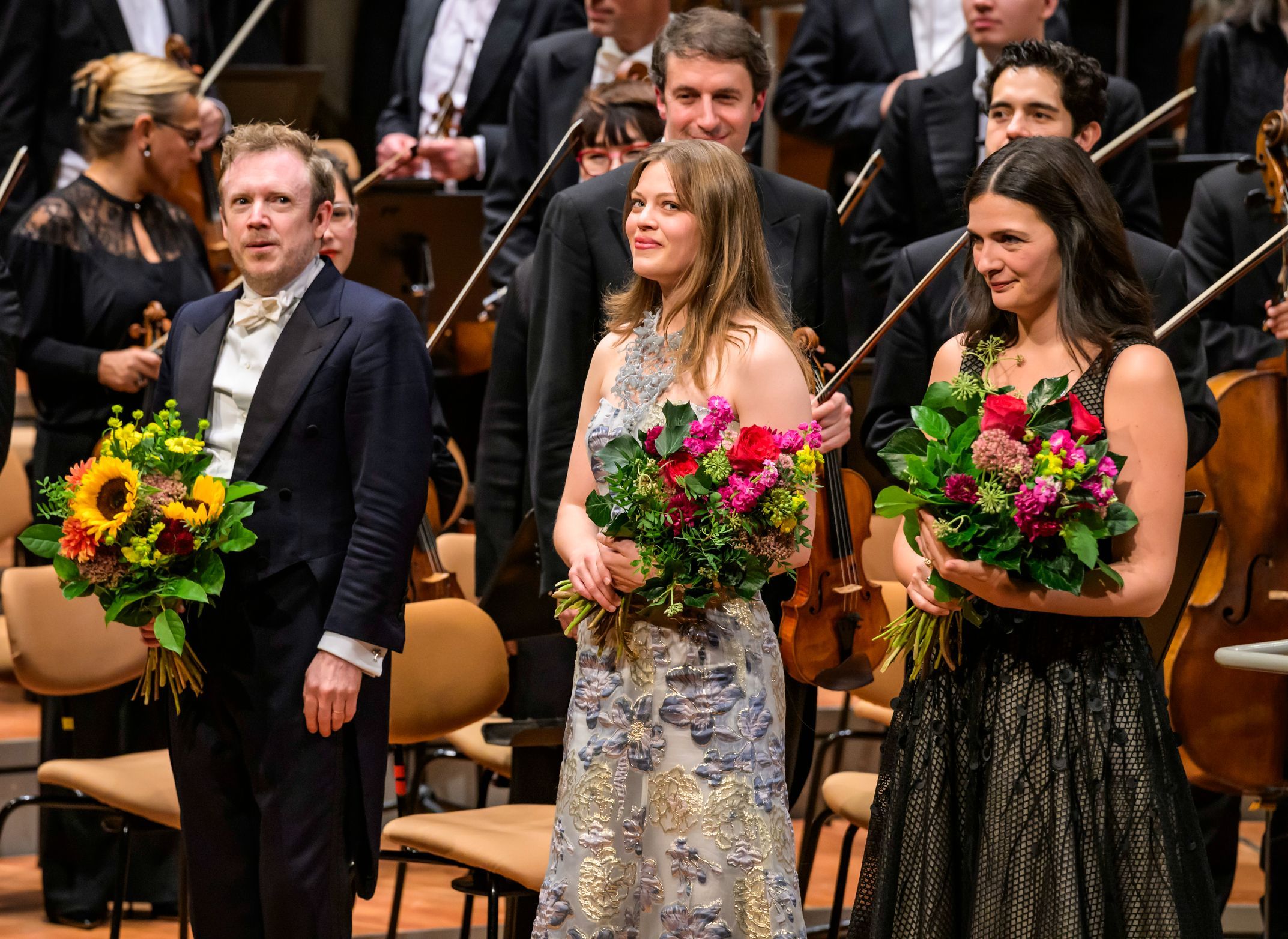 Daniel Harding, Johanna Wallroth and Marianne Crebassa &copy; Bettina Stöß
