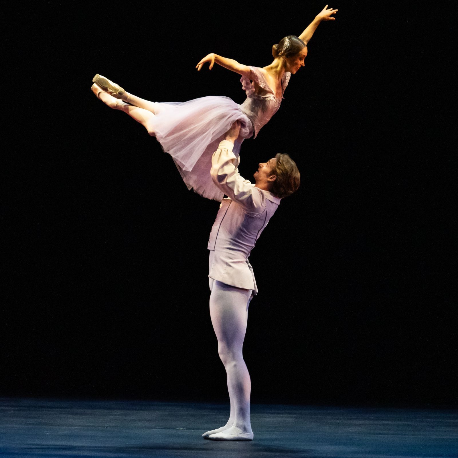 Skylar Brandt and Aran Bell in Gerald Arpino’s <i>L’Air D’Esprit</i> &copy; Steven Pisano