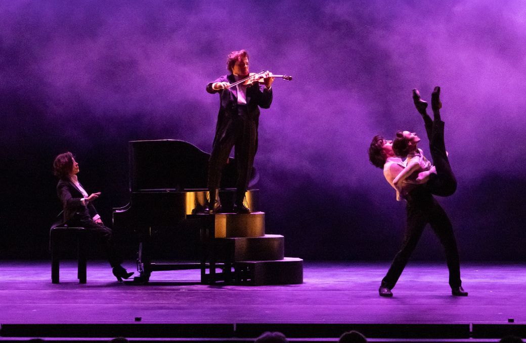 Pamela Tan Nicholson, Vasko Vassilev, Steven McRae and Sarah Lamb in <i>The McRae/Vassilev Project</i> &copy; Steven Pisano