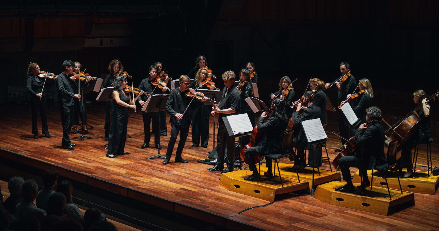 Baroque’n’roll Vivaldi from Pekka Kuusisto and Ale Carr in Aurora Orchestra jam session &copy; Chuko Cribb