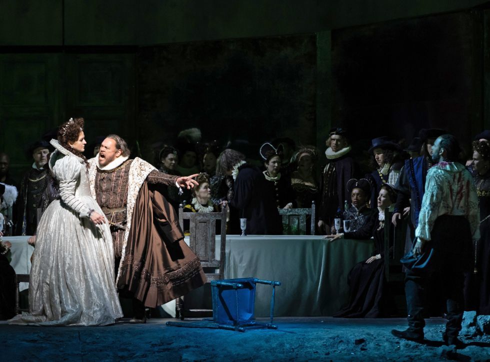 Quinn Kelsey dazzles in the Metropolitan Opera’s new <i>Macbeth</i> &copy; Marty Sohl | Met Opera
