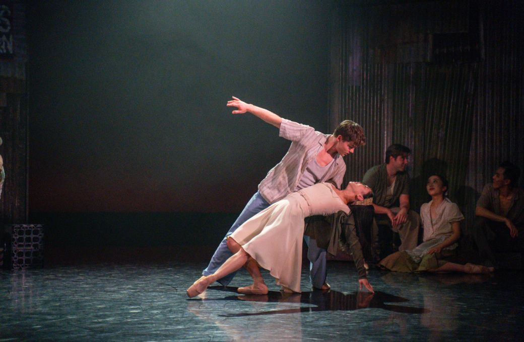 Harris Beattie and Sarah Chun in <i>Fools</i> &copy; Colleen Mair