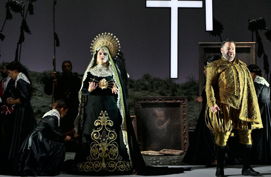 Marta Torbidoni (Alzira) and Daniel Luis de Vicente (Gusmano) &copy; Roberto Ricci | Festival Verdi