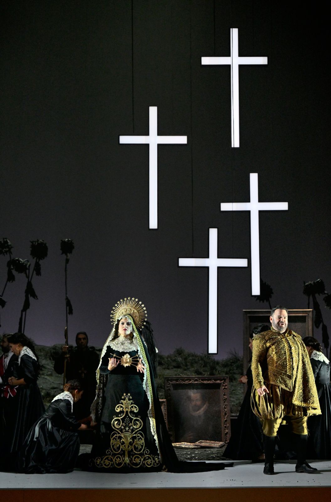 Marta Torbidoni (Alzira) and Daniel Luis de Vicente (Gusmano) &copy; Roberto Ricci | Festival Verdi