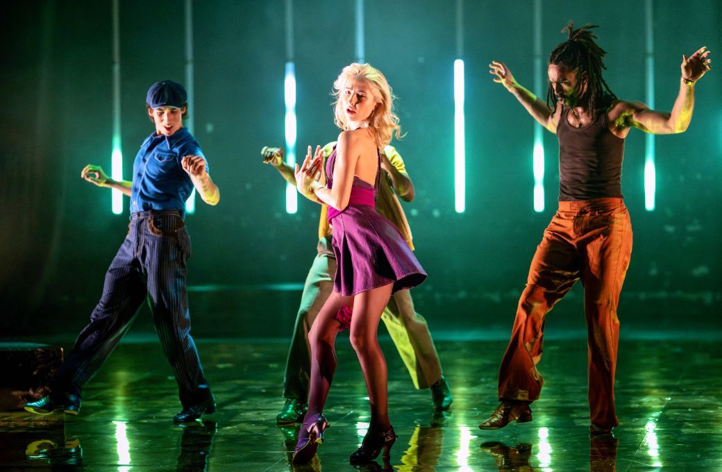 Hugo Bragg, Leila Wright and Lukas Hunt in <i>The Brown Suite</i> &copy; Deborah Jaffe